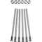 Ekena Millwork Premium 1 1/4" Barn Door Flat Track Extension Hardware for 1 3/8" Door, Silver Metallic GB60013EXXSM - alternate 5